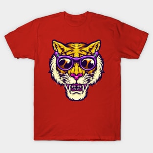 purple fans tiger T-Shirt